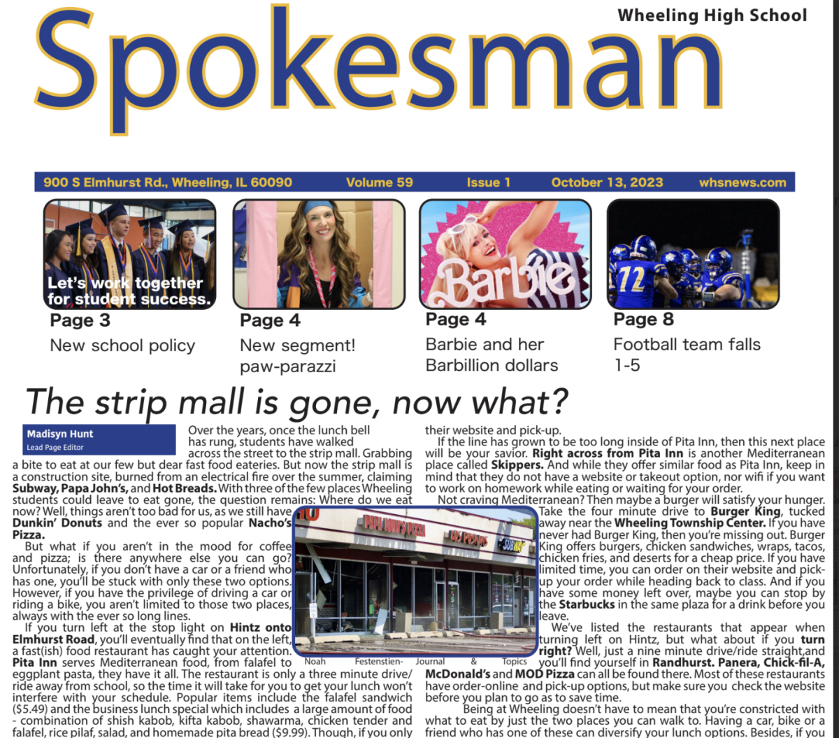 Spokesman Issue #1